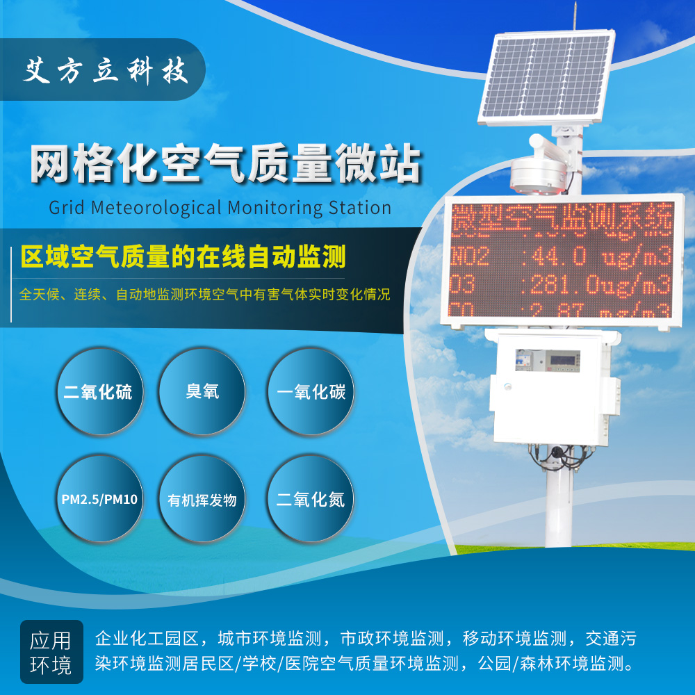 大氣網格化空氣監測系統方案 大氣網格化空氣監測系統方案
