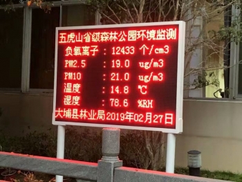 森林公園負氧離子監(jiān)測系統(tǒng)