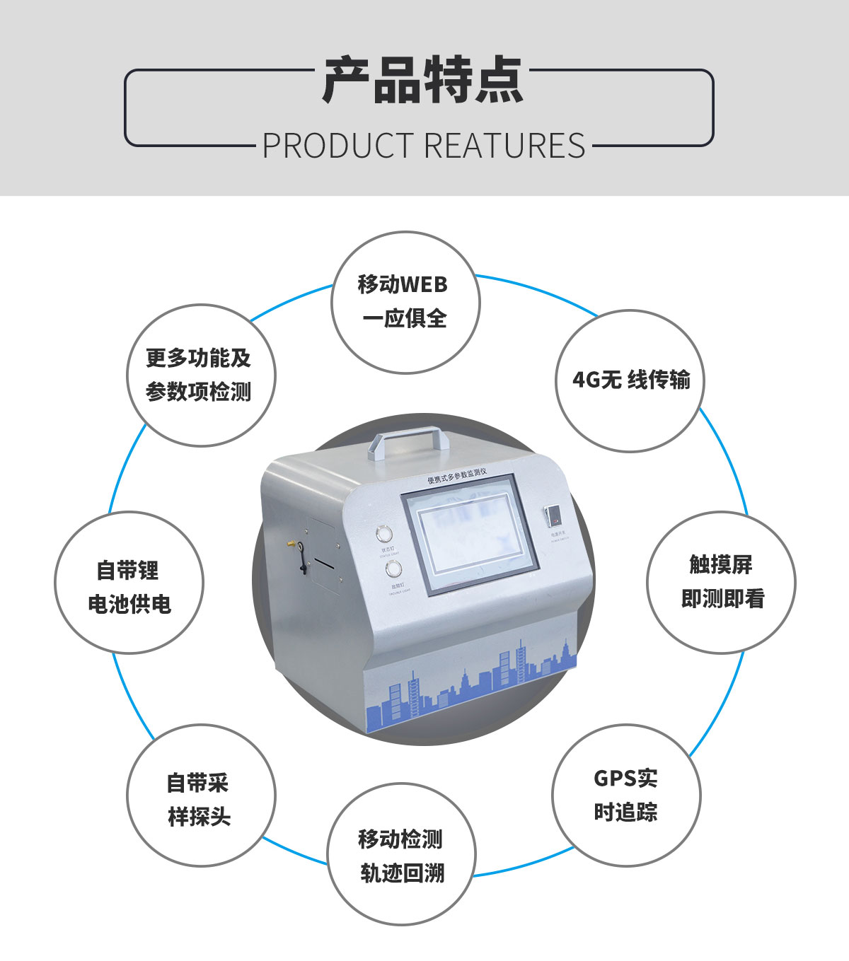 便攜式綜合環境檢測儀器